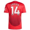 Maglia ufficiale Manchester United Eriksen 14 Casa 2024-25 per Bambino